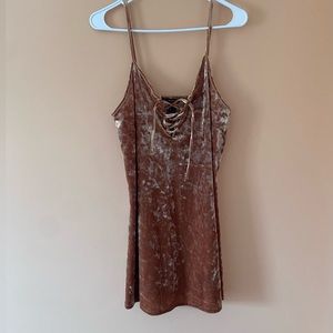 Forever 21 Velvet Mini Dress